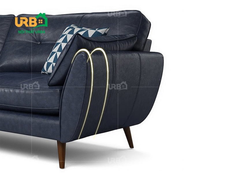 sofa văng da mã 045 chất liệu cao cấp 2