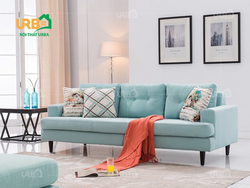 Kiểu dáng sofa văng nỉ mã 076 đẹp mềm mại và thân thiện