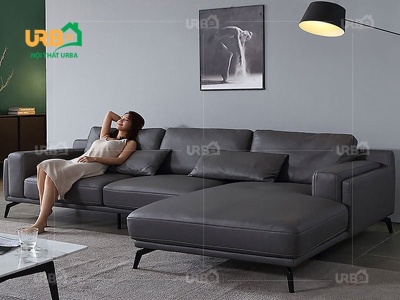 sofa góc chữ L màu trung tính