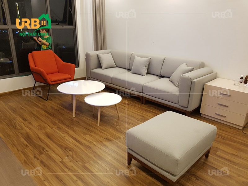 Sofa phòng khách mã 1384 kiểu dáng văng dài thiết kế tách rời dễ vận chuyển