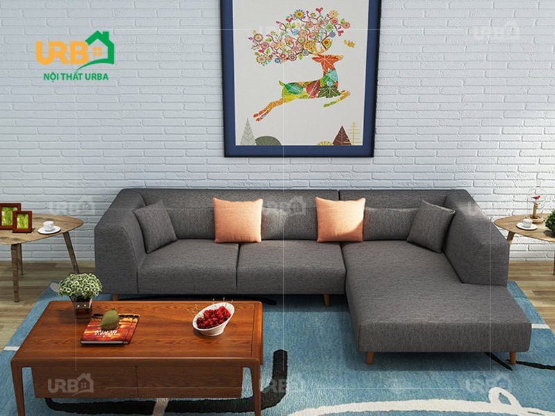 Sofa bọc vải - sự lựa chọn hoàn hảo cho phòng khách