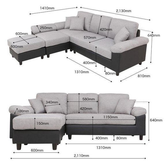 Sofa phòng khách và 3 kích thước cơ bản khi lựa chọn mua sofa 2