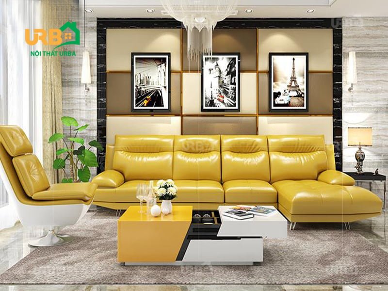 Sofa da thật nhập khẩu cao cấp - Nâng tầm không gian nội thất gia đình Việt